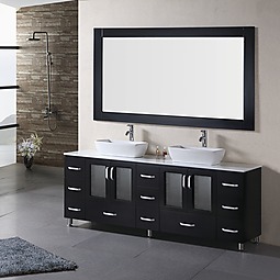 Stanton 72" Double Vessel Sink Vanity Set Product List Image