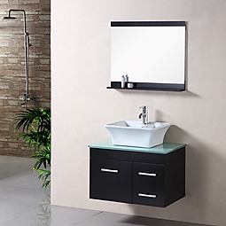 Madrid 30" Wall-Mount Single Vessel Sink Vanity Product List Image