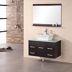 Madrid 36" Wall-Mount Single Vessel Sink Vanity Product List Image