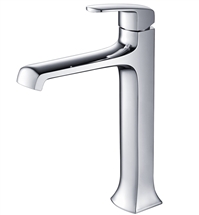 Fresca Verdura Single Hole Vessel Mount Bathroom Vanity Faucet - Chrome