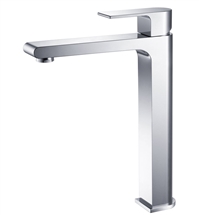 Fresca Allaro Single Hole Vessel Mount Bathroom Vanity Faucet - Chrome