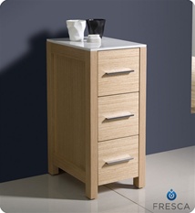 Fresca Torino 12" Side Cabinet in Light Oak