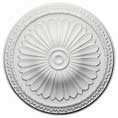 15"OD x 2 1/2"ID x 1 3/4"P Alexa Ceiling Medallion