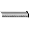 2 1/4"H x 2"P x 3 1/8"F x 94 5/8"L Blackthorne Crown Moulding