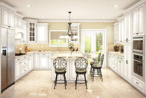 Sofia Pewter Glaze Kitchen