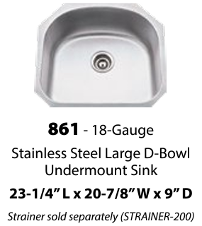 861 Utility Bar and Sink